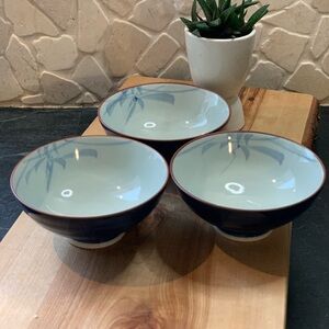 ARITA JAPANESE | Set of 3 | Vintage Rice Bowls